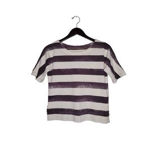Madewell Women's Short Dolman Sleeves Cotton Striped Tee Top Size XS